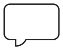 Speech bubble icon