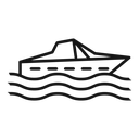 Speed boat icon