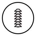 Spinal column icon