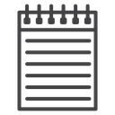 Spiral Notepad Lines icon