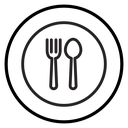 Spoon and fork icon
