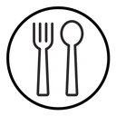 Spoon and fork icon
