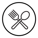 Spoon and fork icon