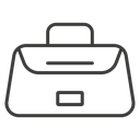 Sports bag icon