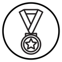 Sports medal icon