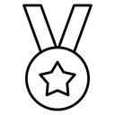 Sports medal icon