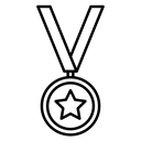 Sports medal icon