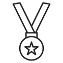 Sports medal icon