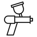 Spray gun icon