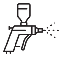 Spray gun icon