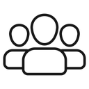 Squad Black Outline icon