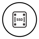 SSD drive icon