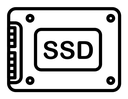 SSD drive icon