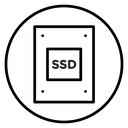 SSD drive icon