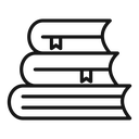 Stack of books icon