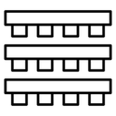 Stacked Shipping Pallets icon