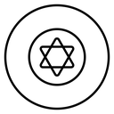 Star of david 2 icon