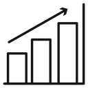 Statistic Up icon