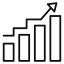 Statistic Up icon