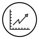Statistic Up icon