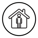 Stay home icon