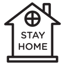 Stay home icon