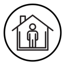 Stay home icon