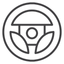 Steering wheel 5 icon