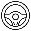 Steering wheel icon