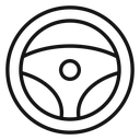 Steering wheel icon