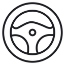 Steering wheel 3 icon