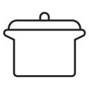 Stew pot icon