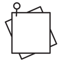 Sticky note icon