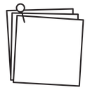 Sticky notes icon