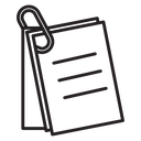 Sticky notes icon