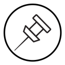Sticky pin icon