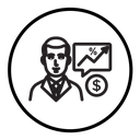 Stock buy icon