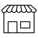 Store Black Outline icon