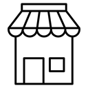 Store Black Outline icon