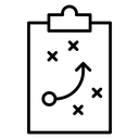 Strategy Clipboard Play icon