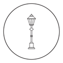 Street lamp icon