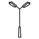 Street lighting icon