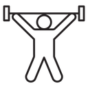 Strength training icon