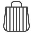 Striped Shopping Bag icon