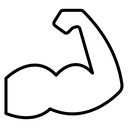 Strong hand icon