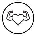 Strong heart icon