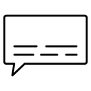 Subtitles Speech Bubble icon