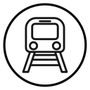 Subway Black Outline icon
