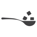 Sugar cubes spoon 3 icon