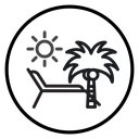 Summer holiday icon